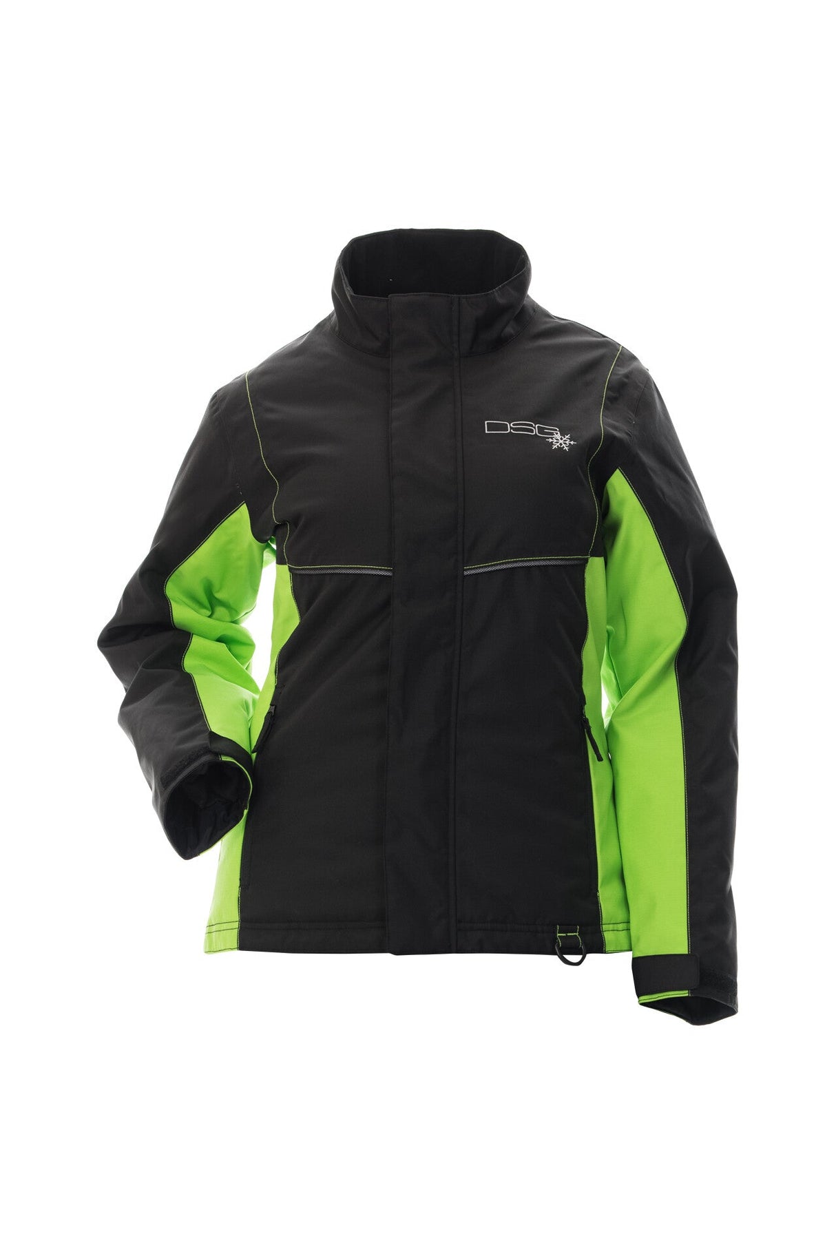 DSG Trail Jacket Black/Green Apple Xs 45431