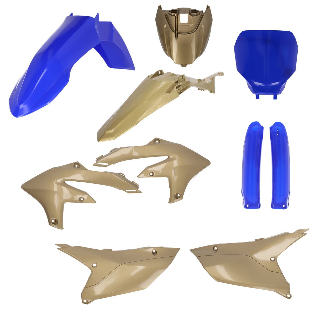 ACERBIS Full Plastic Kit Blue/Gold Yam 2979597837