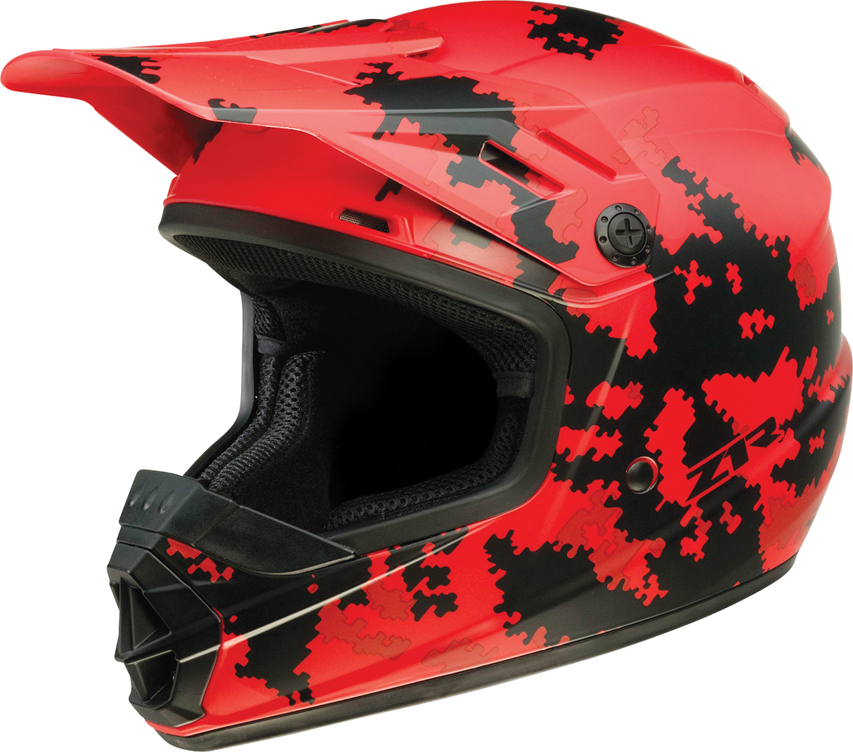 Z1R Youth Rise Helmet - Digi Camo - Red - Large 0111-1462