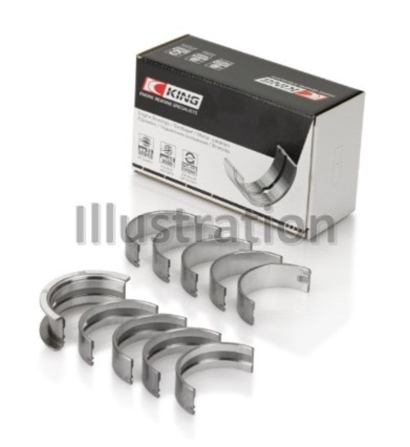 King 91-04 Nissan 146CI/2.4L KA24DE L4 / 89-97 146CI/2.4L KA24E L4  (Size +0.25) Main Bearing Set GMB5245AM0.25