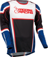 MOOSE RACING Agroid Jersey - Red/White/Blue/Black - Large 2910-7404