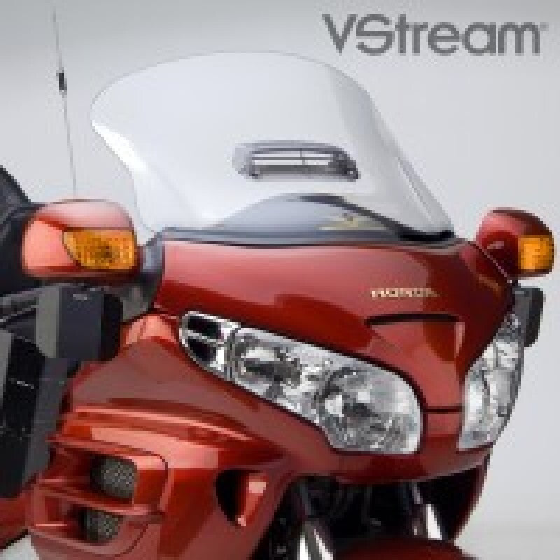 National Cycle 01-17 Honda GL1800/ABS-w/6 mm. Vents- V Stream/ Wave Mid/Std. Windshield-Clear