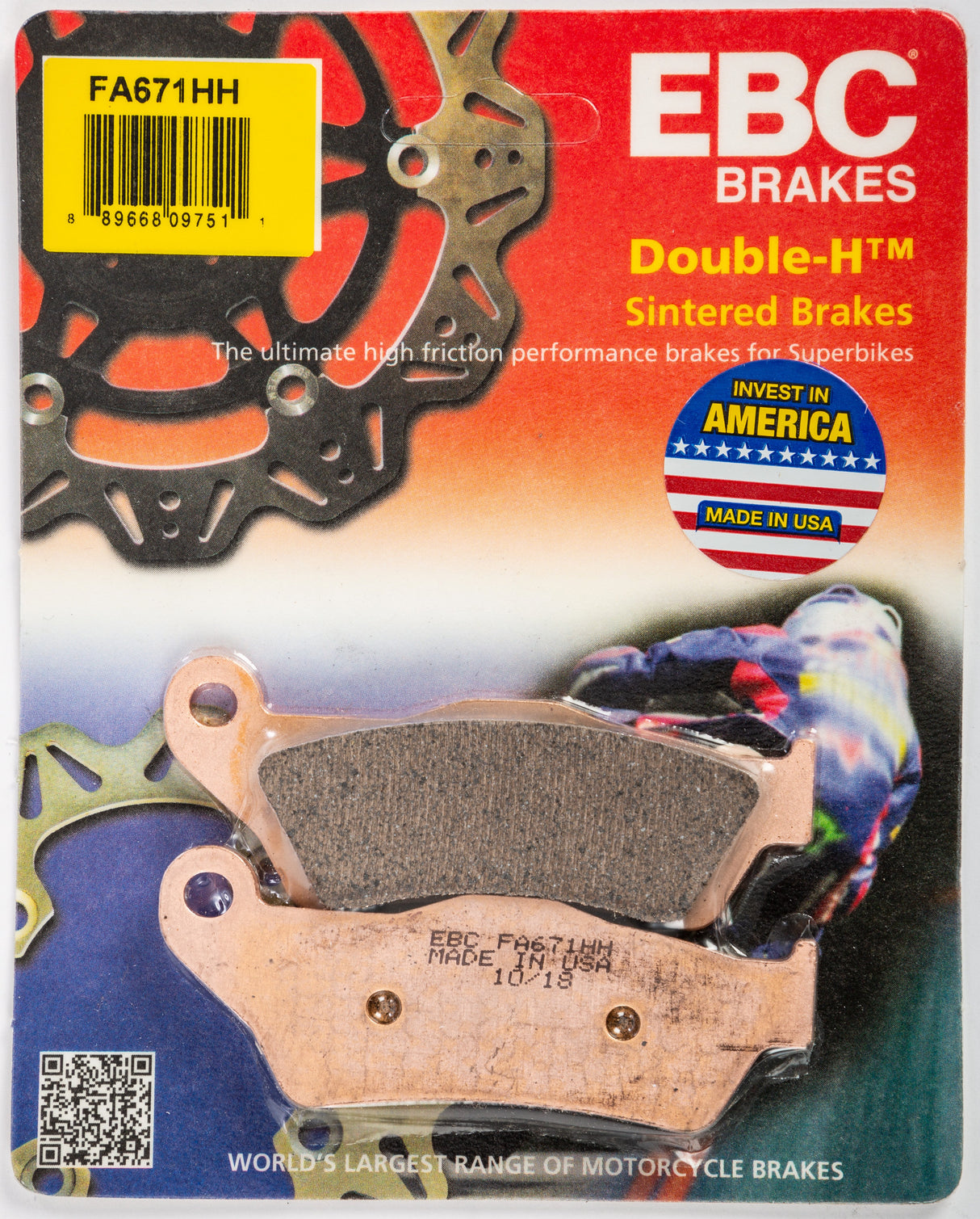 EBC Brake Pads Fa671hh Double-H Sintered FA671HH