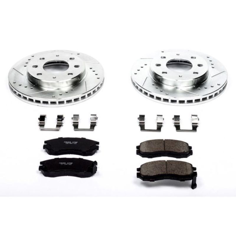 Power Stop 93-95 Eagle Summit Front Z23 Evolution Sport Brake Kit