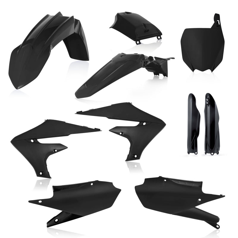 Acerbis 18-23 Yamaha YZ250F/YZ250FX/YZ450F/YZ450FX (Includes Tank Cover) Full Plastic Kit - Black 2736350001