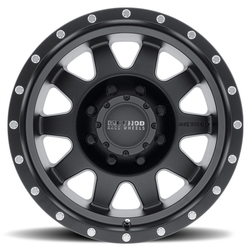 Method MR301 The Standard 18x9 +18mm Offset 8x180 130.81mm CB Matte Black Wheel