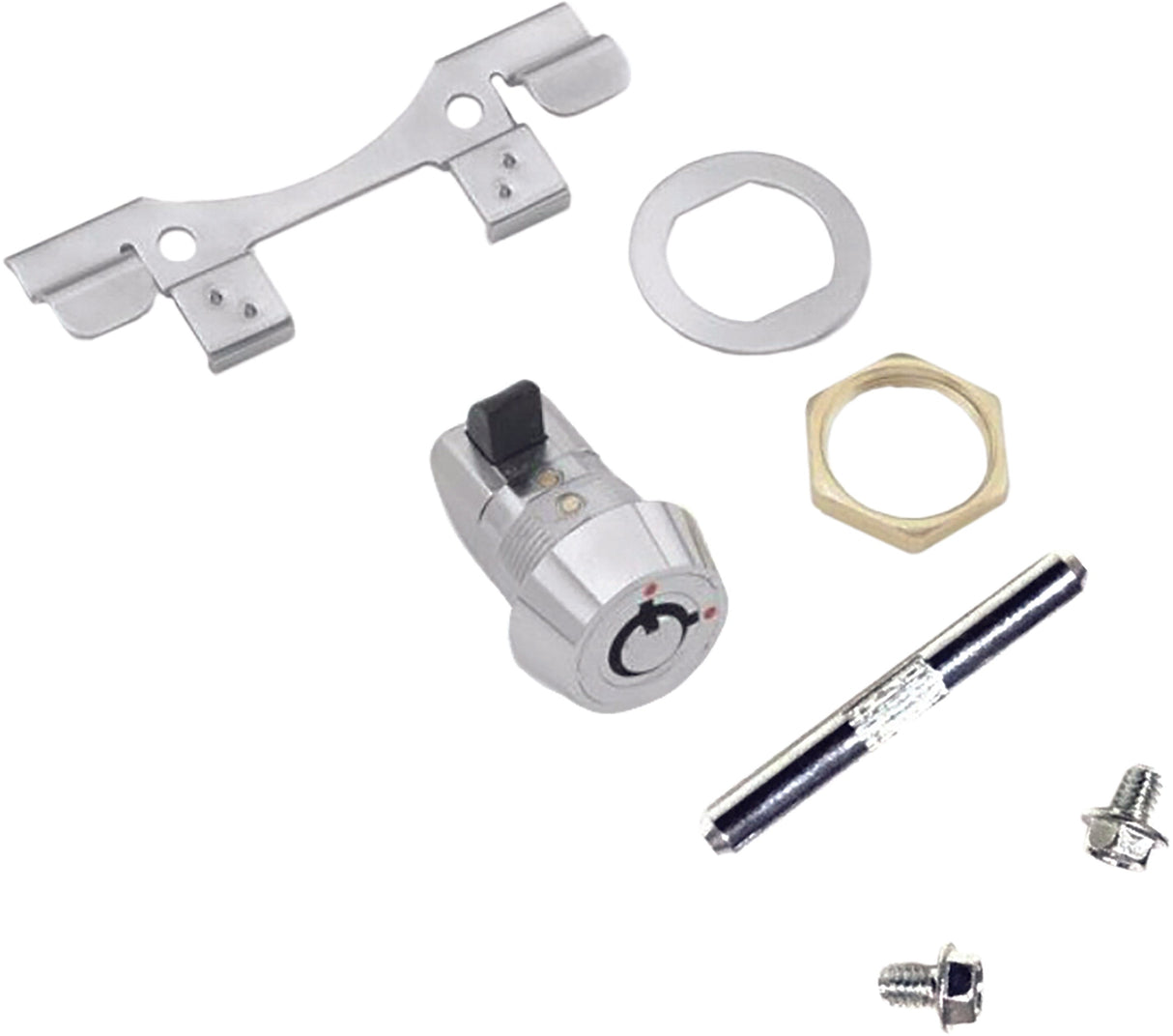 HARDDRIVE Key Operated Fuel Door Chrome 370000