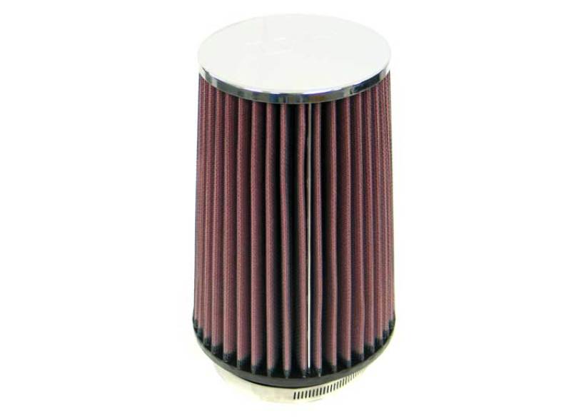 K&N Universal Chrome Filter 3 1/2 inch FLG / 5 1/2 inch Bottom / 4 1/2 inch Top / 8 inch Height RC-4760