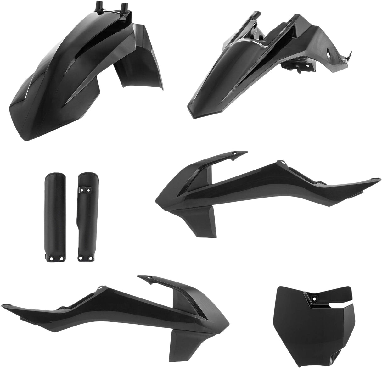 ACERBIS Full Plastic Kit Black 2791520001