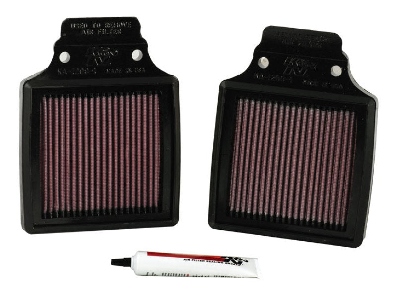 K&N 00-06 Kawasaki ZX12R Ninja Replacement Air Filter (2 Per Box) KA-1299-1