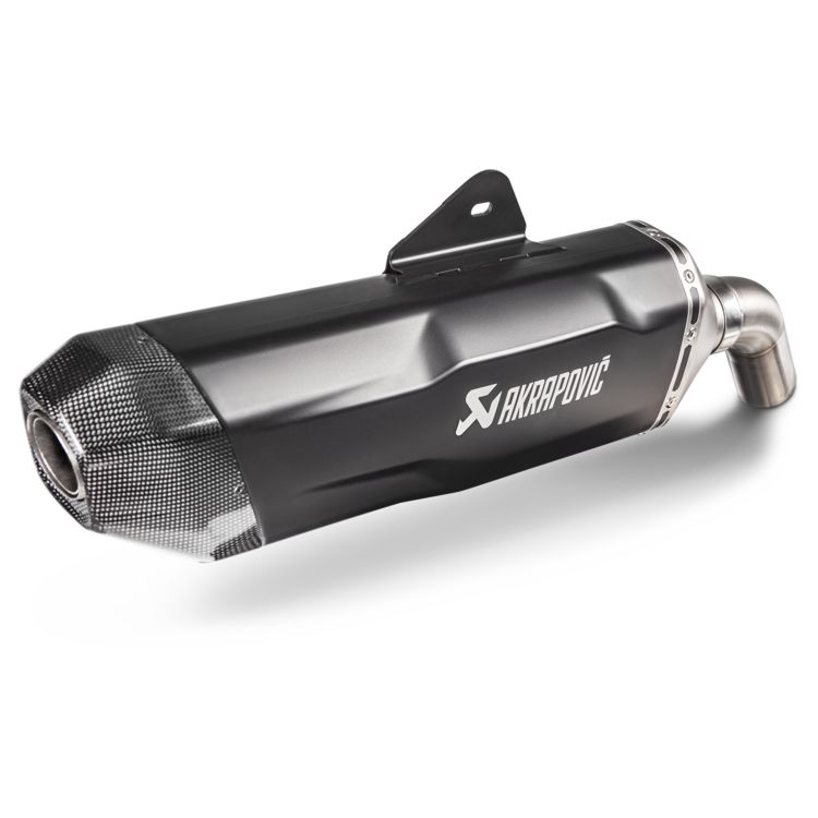 AKRAPOVIC Slip-On Line Muffler - Titanium - Black F 900 /800 GS  2024 1811-4630 S-B9SO3-HFBFCTBL