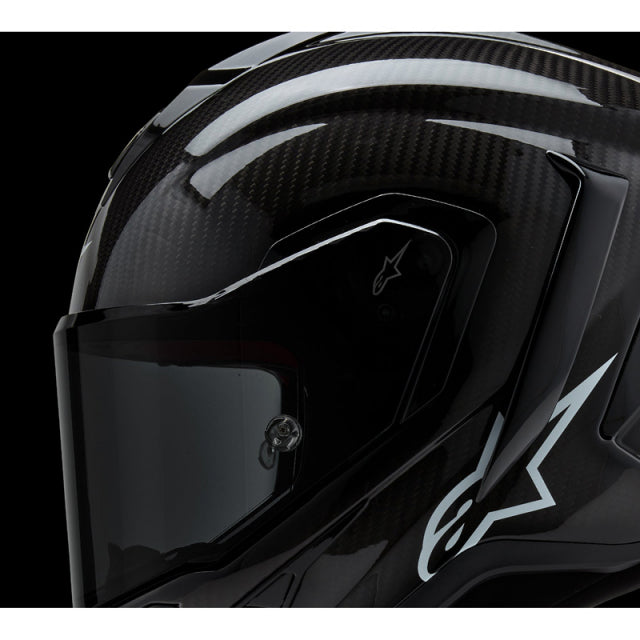 ALPINESTARS Supertech R10 Helmet - Solid - Carbon Black - Medium 8200124-1902-M