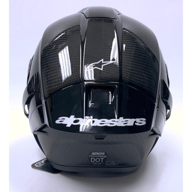 ALPINESTARS Supertech R10 Helmet - Solid - Carbon Black - Medium 8200124-1902-M