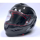 ALPINESTARS Supertech R10 Helmet - Solid - Carbon Black - Medium 8200124-1902-M