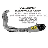 71145CKZ  Arrow Competition EVO Titianium Exhaust for BMW S1000R 14-16