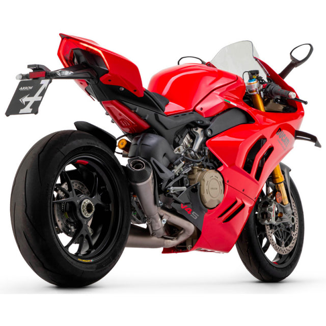 Arrow Ducati Panigale /Streetfighter V4 V4S  18-24 Racing Double Works Titanium Silencers + 1:1 Titanium Link Pipe 71162pk