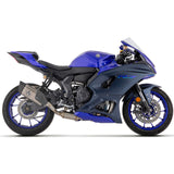 71231PTZ Arrow Exhaust  Competition Full Exhaust, Titanium with Stainless for Yamaha YZF-R7 21-25