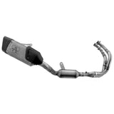 71231PTZ Arrow Exhaust  Competition Full Exhaust, Titanium with Stainless for Yamaha YZF-R7 21-25