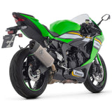 71509PT Arrow Slip-on Exhaust,  for ZX-6R 636 2024-25 Pista  Titanium WITH WELDED LINK-PIPE