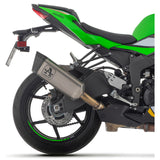 71509PT Arrow Slip-on Exhaust,  for ZX-6R 636 2024-25 Pista  Titanium WITH WELDED LINK-PIPE