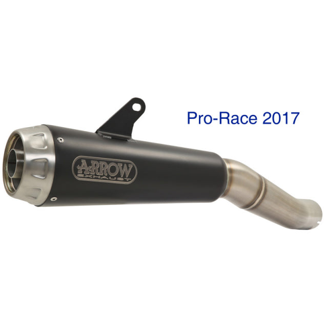 Arrow Pro-Race Nichrome Dark Slip-on Exhaust for Yamaha Tracer 700 2020-2024 71156PRN