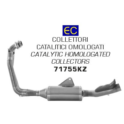 71755KZ  Arrow Catalytic Homologated Collector for Aprilia RS660 2020-2025