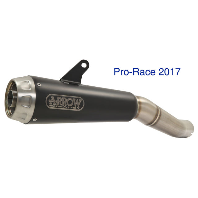 71776prn Arrow GSR 750 11-16/GSX-S 750 17-25  Homologated Pro Race Nichrom Dark Silencer With Link Pipe For Original And Arrow Collectors