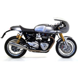 Arrow Triumph Thruxton/Speed Twin 1200/1200r Homolo. Nichrom Pro-Race Rh+Lh Silencers For Original Collectors 71851pri