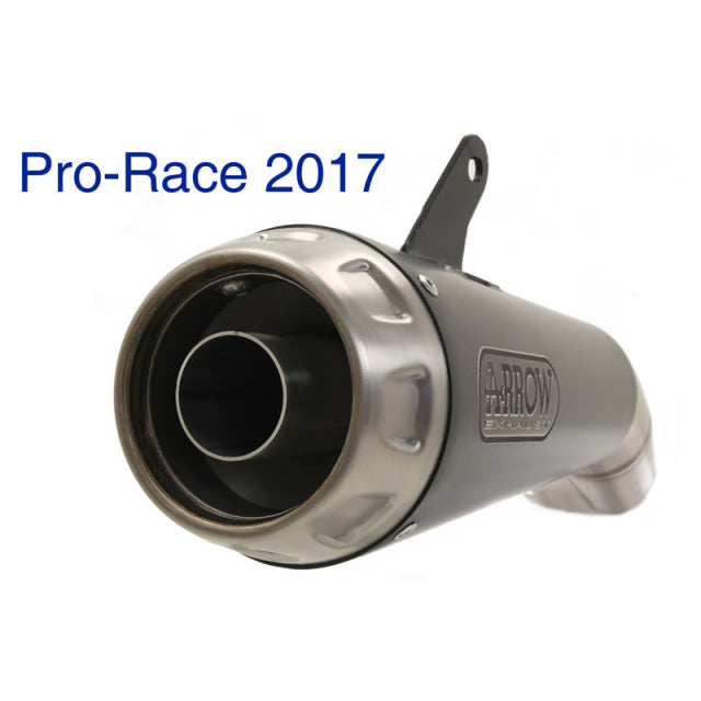 Arrow Pro-Race Exhaust, Nichrom Dark for Ducati Scrambler 800 / Monster 797 2017-2024  71876PRN
