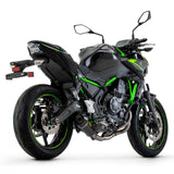 Sistema Completo Arrow Kawasaki Z650 '21 Homologado Con Colector De Acero Inox Y Silenciador X-Kone Nichrom Oscuro 71937xknw