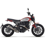 71977PRI Arrow Pro-Race Slip-on Exhaust, Nichrome for Ducati Scrambler 800 23-24