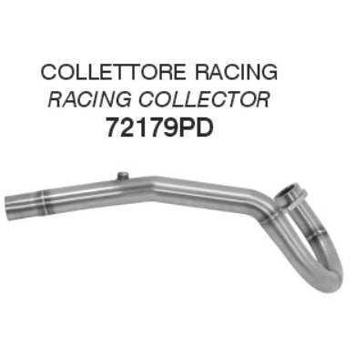 Arrow Honda CRF300L 21-24 Racing Stainless Steel Collector 72179pd