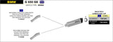 Arrow Bmw G 650 Gs '11/16 Homologated Aluminium Dark Race-Tech Silencer For Arrow Mid Pipe 72615akn