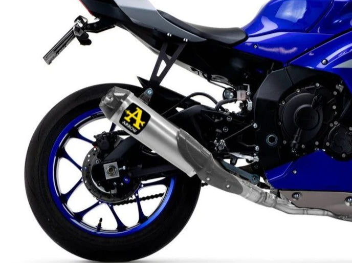 71210ckz Arrow Yzf R1 17-24 Competition Full Kit Low Version  in stainless steel and silencer and link pipe in titanium