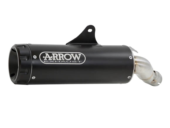 Arrow Kawasaki Z900rs Nichrom Dark Homologated Rebel Silencer With Aluminium Black End Cap For Original Or Arrow Collectors 74506rbn