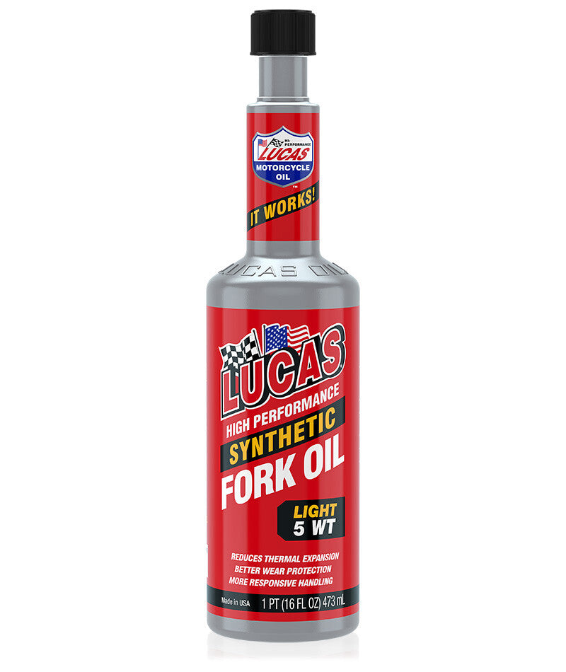 LUCASSynthetic Fork Oil 5wt 16oz10771