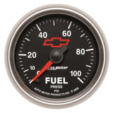 Autometer Sport-Comp II GM 52mm 0-100 PSI Full Sweep Electronic Fuel Pressure Gauge 3663-00406