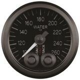 Autometer Stack Pro Control 52mm 100-260 deg F Water Temp Gauge - Black (1/8in NPTF Male) ST3508