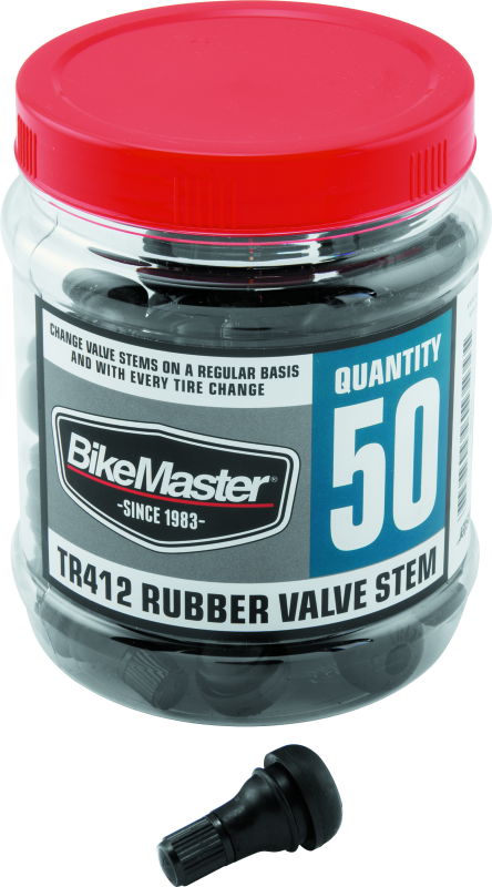 BikeMaster Valve Stem TR412 Rubber Tub/51 151411