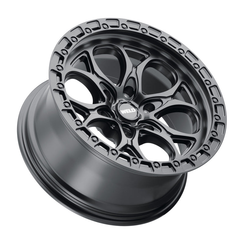 Weld Off-Road Ledge Six W108 20x9 / 6x139.7 BP / 5 In BS Satin Black Wheel W10809084500