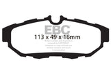 EBC 10-14 Ford Mustang 3.7 Redstuff Rear Brake Pads DP31870C