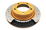 DBA 2016+ Holden RG Colorado / Trailblazer Rear 4000 Series XS Drilled & Slotted Gold Brake Rotor