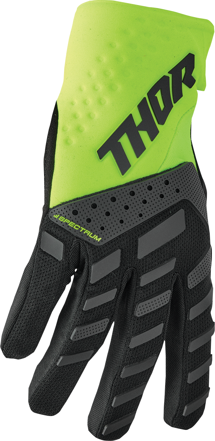 THOR Spectrum Gloves - Black/Acid - Large 3330-6852