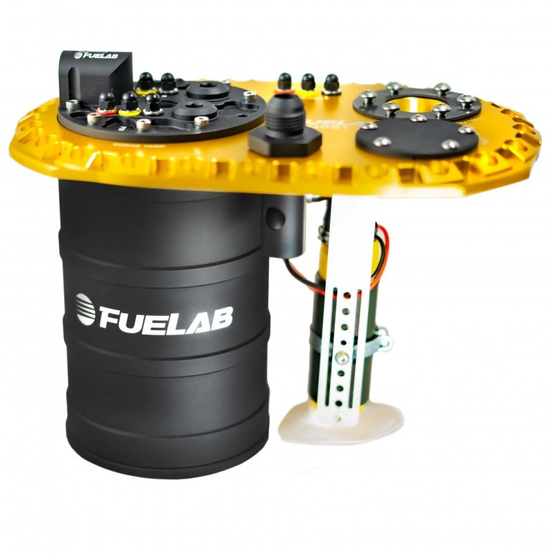 Fuelab Quick Service Surge Tank w/No Lift Pump & No Surge Pump - Gold 62720-0