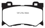 EBC 08-13 Infiniti FX50 5.0 Redstuff Front Brake Pads DP31823C