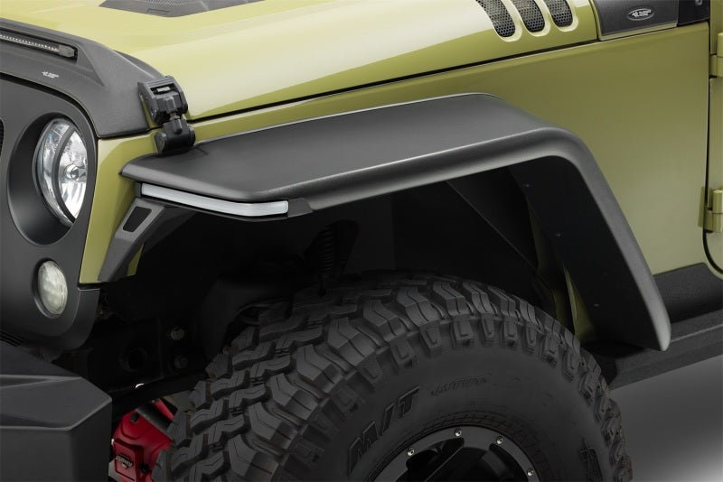 Rugged Ridge 07-18 Jeep Wrangler JK 2-Door+4-Door Unlimited Max Terrain Fender Flare Front+Rear Set 11640.56