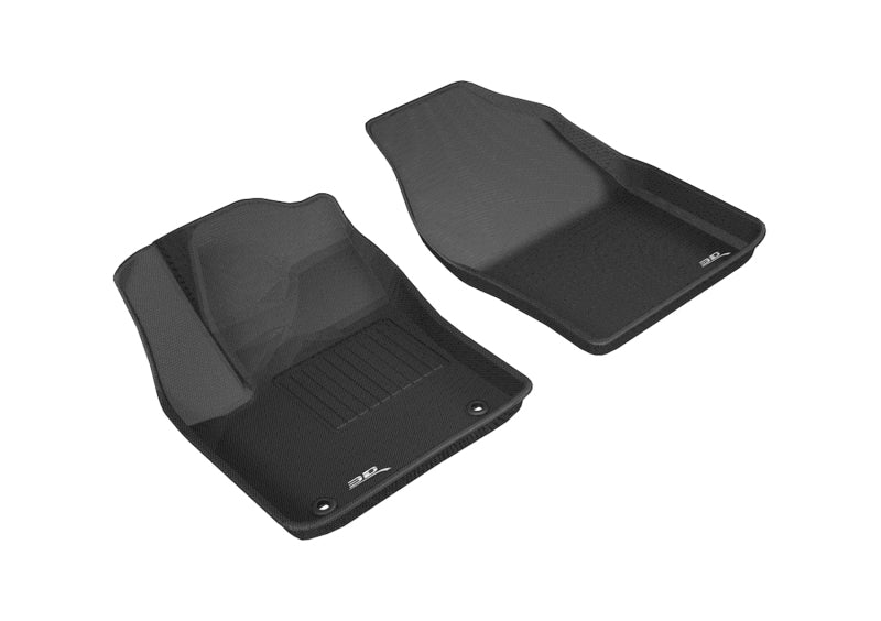 3D MAXpider 2018-2019 Toyota C-HR Kagu 1st Row Floormat - Black