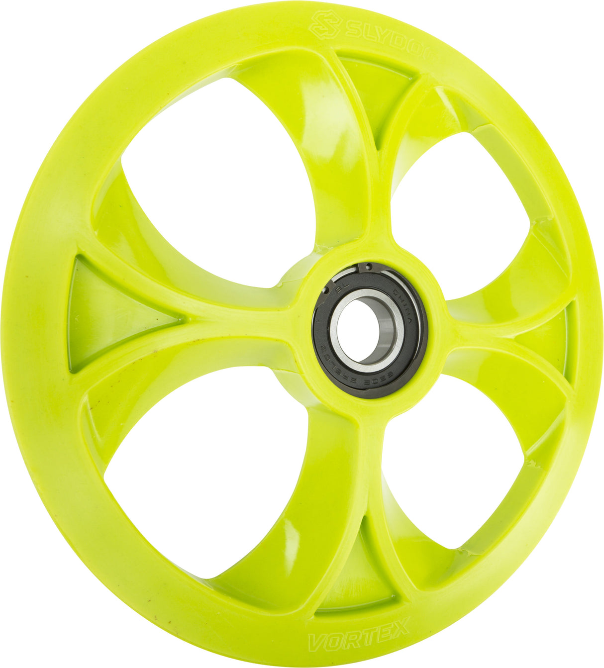 SLYDOG Vortex Bogie Wheel 10" Green Alpha Wheel A/C BOG100UNVSOLMAN