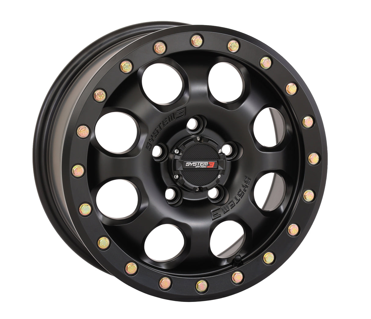 SYSTEM 3 Sb7 Bl Wheel 15x7 6+1 (+50mm) 5/4.5 Matte Black 15S3-7545