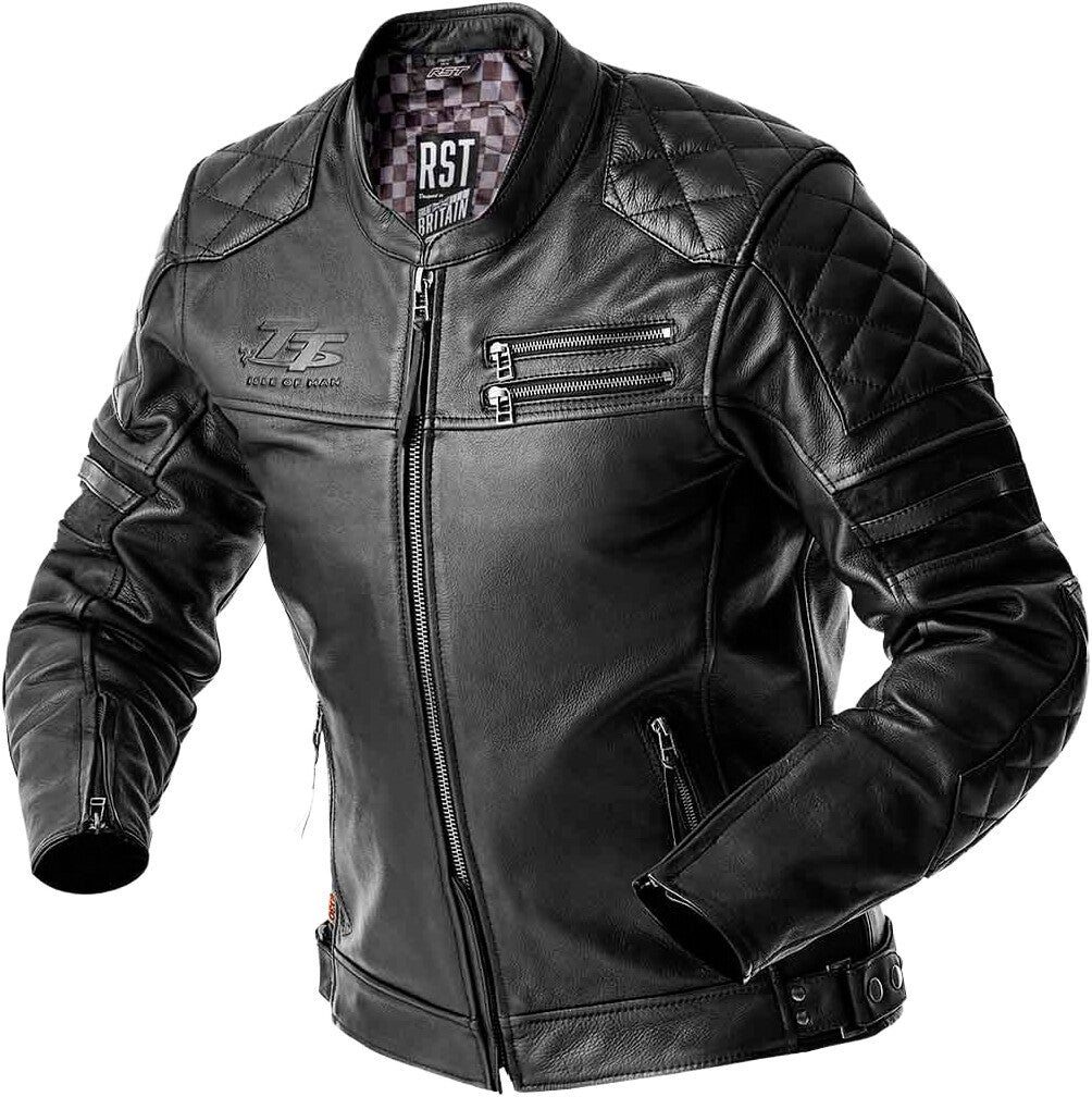 RST Hillberry D3o Jacket Black Leather 2xl 103639BLK-48